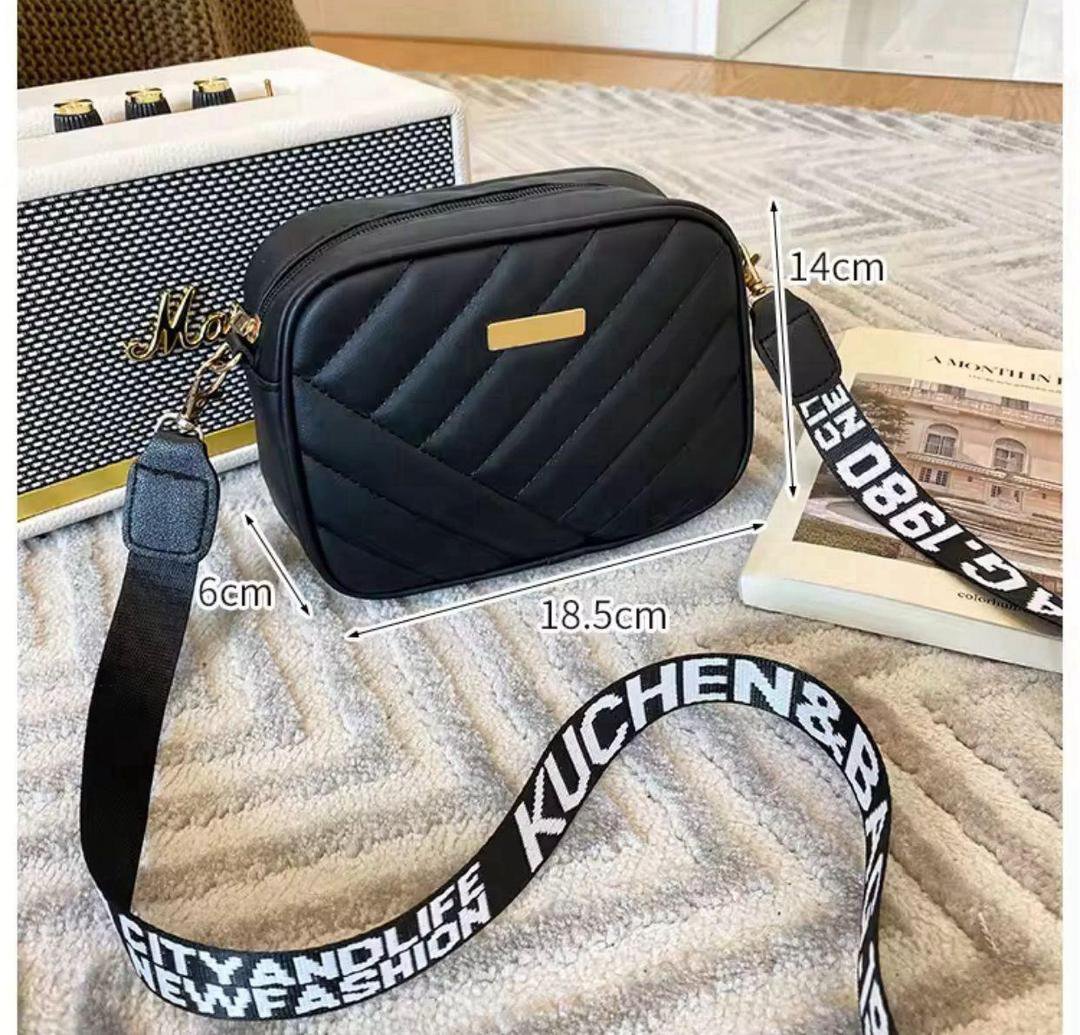 Chic Women's 1 Pcs Multicolor Leather Crossbody Bag