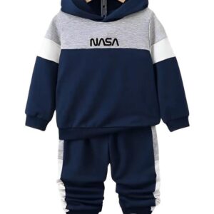 2 PCs Boy's Fleece Hoodie Tracksuit