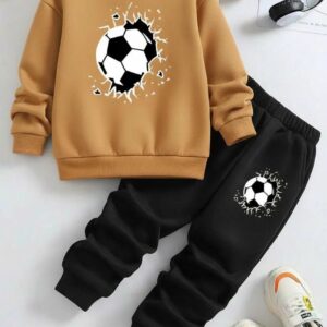 2 Pcs Girl's Polyester Tracksuit