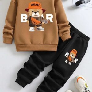 2 Pcs Boy's Polyester Tracksuit