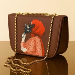 Trendy Girl's Multicolor Crossbody -  Bag 1 PC Stylish PU Leather