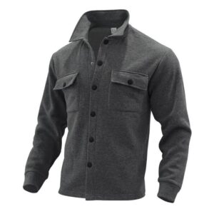 Men's Fleece Plain Jacket