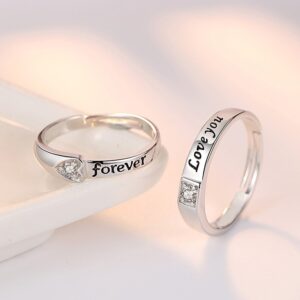 Couple Ring Live Silver Ring