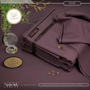 Men's Unstitched Wash And Wear Plain Suit