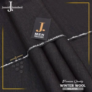 Men’s Unstitched Wool Plain Suit
